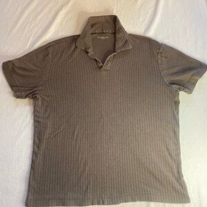 Calvin Klein Jeans Ribbed Polo Shirt size L